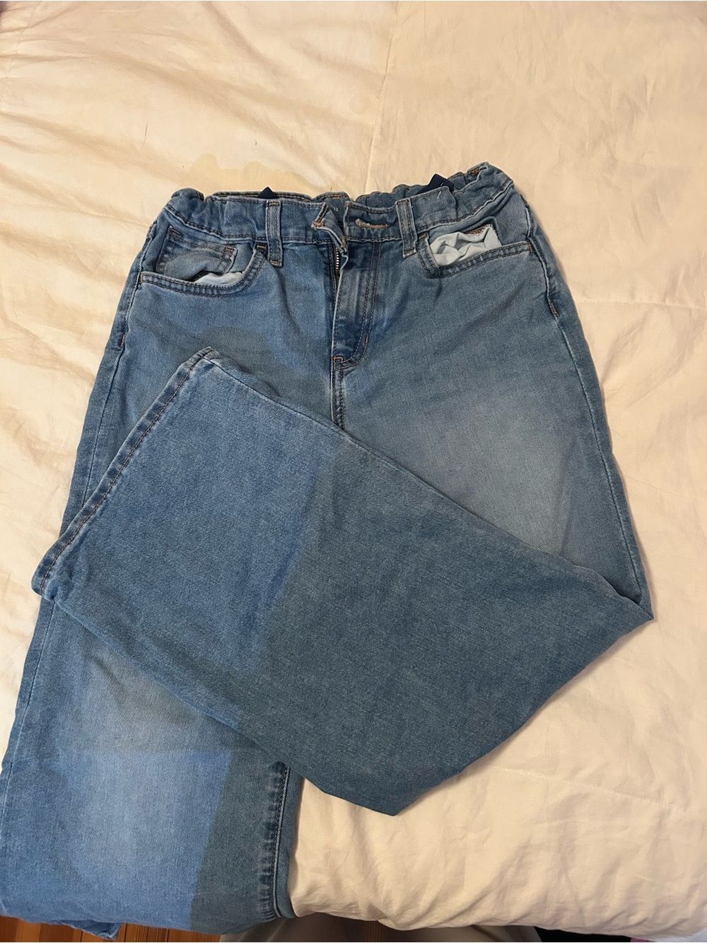 Lost Kids Two-Tone Blue Denim Jeans
